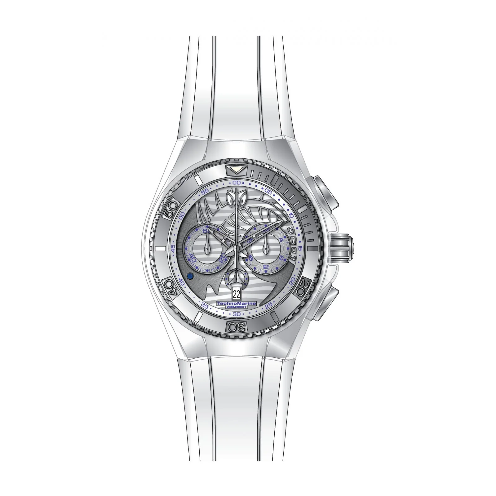 RELOJ CLÁSICO PARA MUJER TECHNOMARINE CRUISE TM-115005 - BLANCO - Image 3