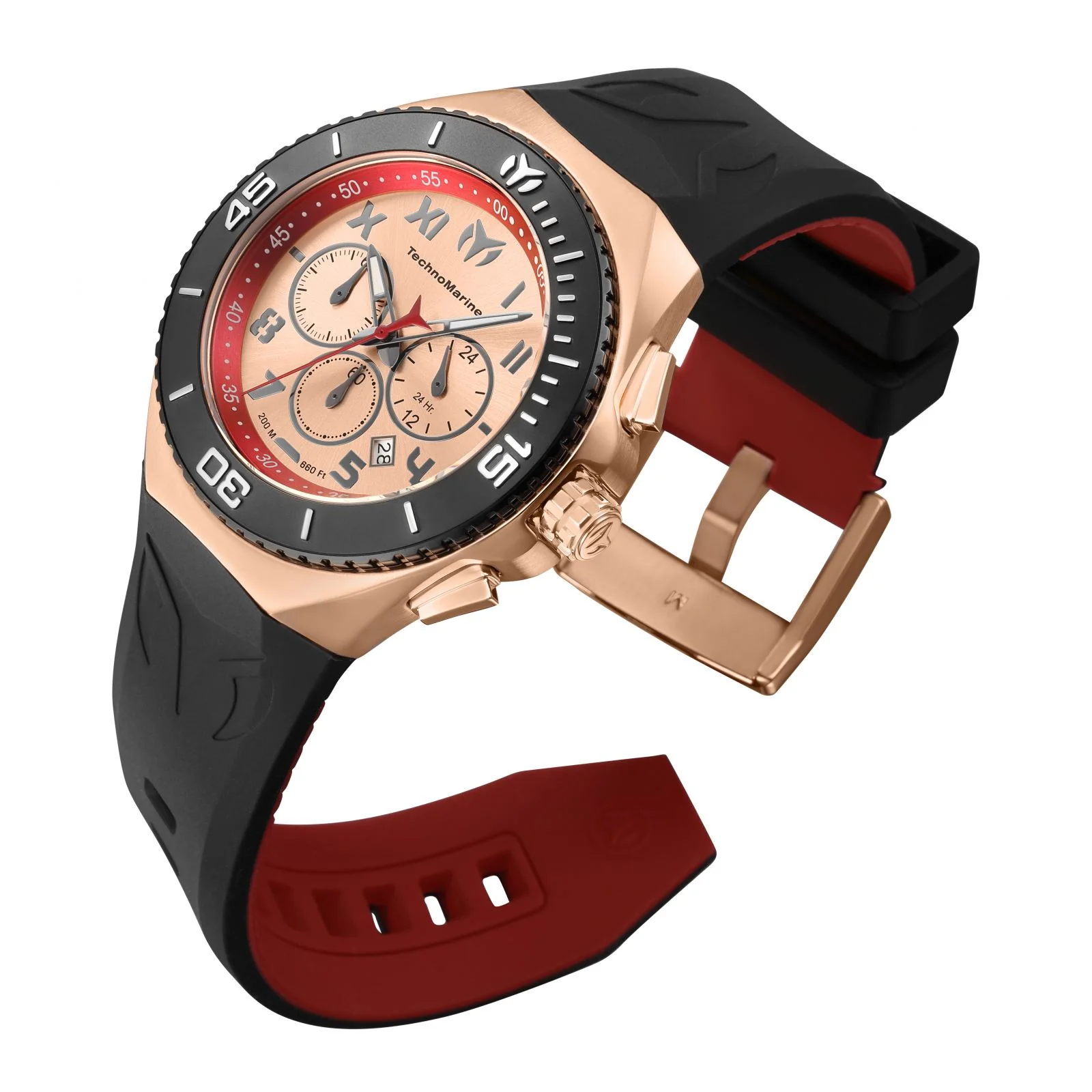 RELOJ DEPORTIVO PARA HOMBRE TECHNOMARINE MANTA TM-221047 - NEGRO ROJO - Image 3